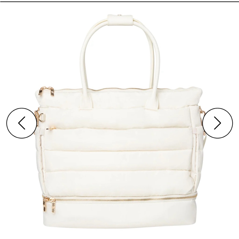 iPack Puffy Fashion Tote Luggage Bag Travel Adjustable Strap Laptop Pocket